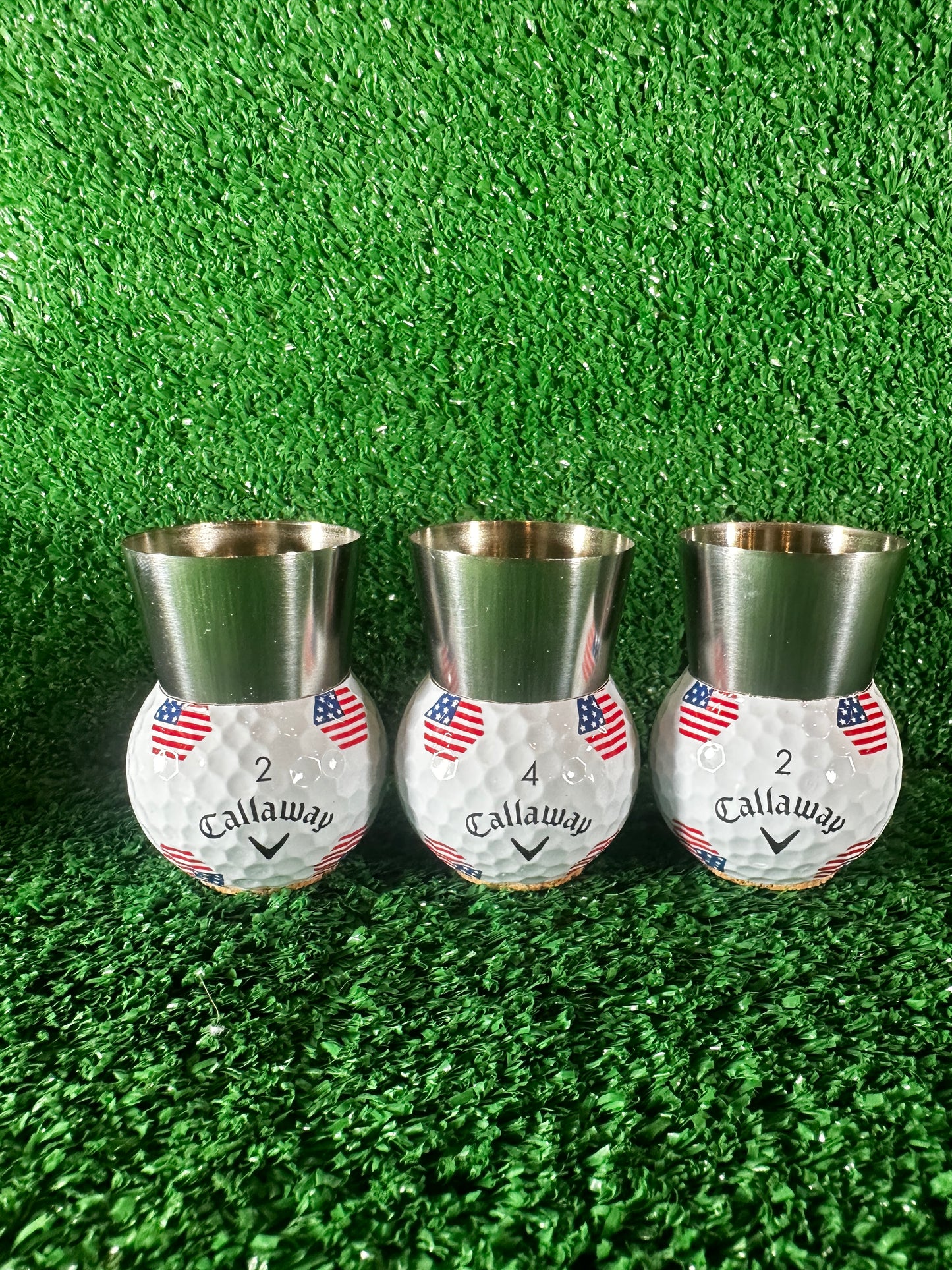 Callaway USA Truvis Shot Glasses (set of 3)