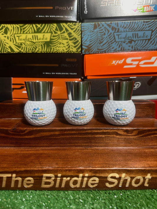 Custom Logo Golf Ball Shot Glass (4 dozen)