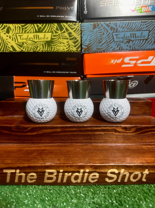 Custom Logo Golf Ball Shot Glass (5 dozen)
