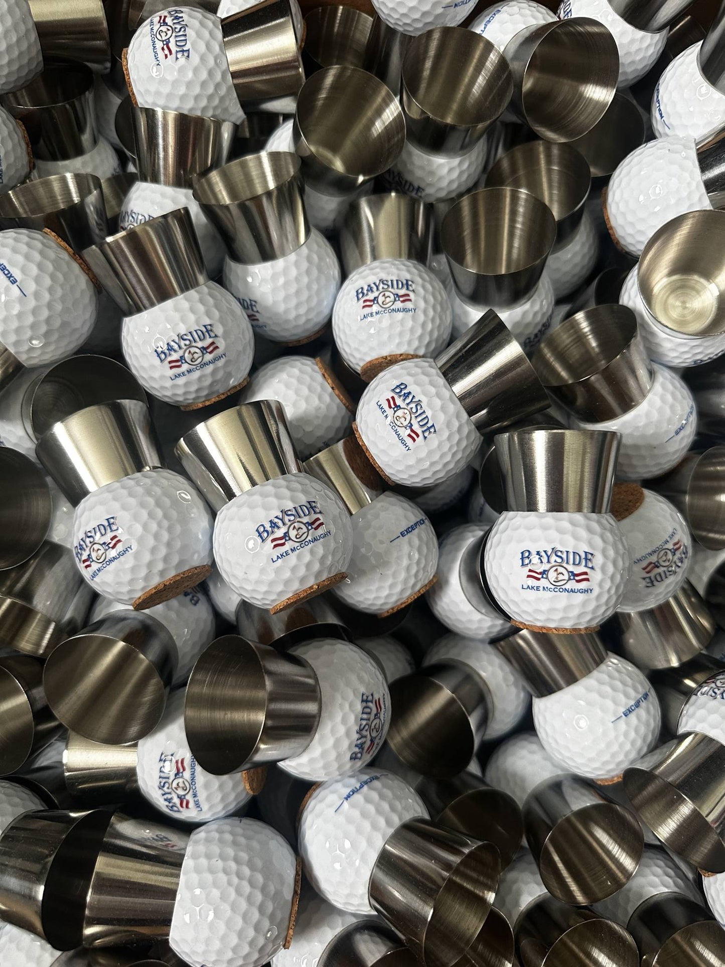 Custom Logo Golf Ball Shot Glass (8 dozen)