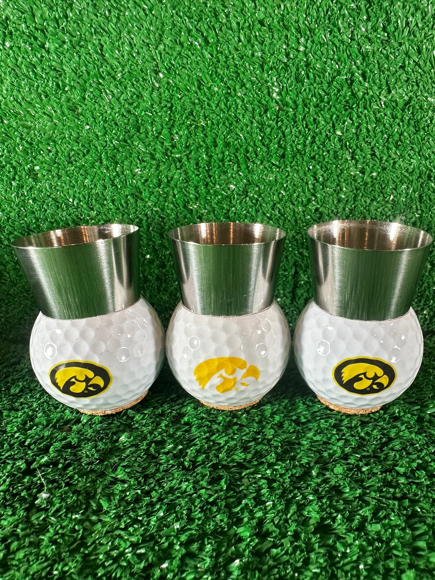 Iowa Hawkeyes Shot Glasses (Set of 3)